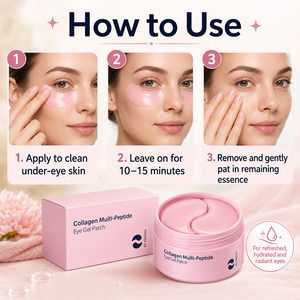 Masque Hydrogel OEM/ODM au <span class=keywords><strong>Bio</strong></span> Collagène et Acide Hyaluronique – Patch Gel Lifting <span class=keywords><strong>Anti</strong></span>-Âge Hydratant et Raffermissant pour le Traitement des Yeux - Product Image 6