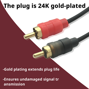 OEM OFC cobre Audio 2 6,35mm macho <span class=keywords><strong>Jack</strong></span> a 2 <span class=keywords><strong>RCA</strong></span> macho 2 6,35mm <span class=keywords><strong>Jack</strong></span> macho Dual <span class=keywords><strong>RCA</strong></span> 2 <span class=keywords><strong>Rca</strong></span> <span class=keywords><strong>Jack</strong></span> estéreo Audio adaptador Cable - Product Image 4