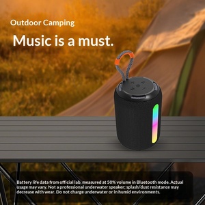 مكبر صوت محمول للاستخدام الخارجي مع مضخم صوت ستيريو وإضاءة LED نابضة بدون ميكروفون مدمج وبدون دعم تطبيقات للتجارة الخارجية بالجملة - Product Image 2