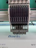 Machine à broder informatisée intelligente multi-têtes 9 aiguilles 22 têtes état neuf 1200rpm vitesse pour usage domestique