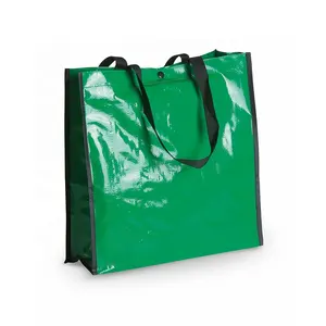 Custom Barang Promosi Eco Dilaminasi Non Woven Tas dengan Logo Tas Belanja TNT Tas