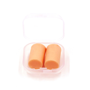 Bouchon d'oreille de forme cylindrique en mousse PU à rebond lent pour bloquer le bruit bouchons d'oreille de sommeil Protection auditive - Product Image 1