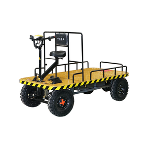 चीन कारखाने की कीमत गोदाम कार्गो टर्नओवर फ्लैट वाली कार 4 पहियों की बैटरी से चलने वाली इलेक्ट्रिक ट्रॉली कार गोदाम के लिए - Product Image 2