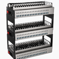 Hub USB Motherboard 60-Port untuk Manajemen Media Sosial, Transfer Data iPhone Android, Kotak Kontrol Hub