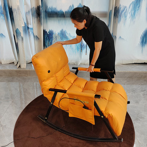 Электрическое Кресло для гостиной, кресло с откидывающейся спинкой, массажное кресло для отдыха из искусственной кожи, кресло для отдыха с акцентом на руку - Product Image 4