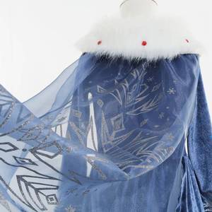 Robe de princesse pour filles MS, reine des neiges d'hiver, pour Noël, fête d'anniversaire, couronnement - Product Image 6