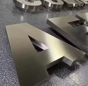 Khách Sạn Brass Kim Loại Thư Dấu Hiệu Brass Nhận Dạng Chải Bề Mặt Vàng Thư Kim Loại Số Brass Thư Dấu Hiệu - Product Image 3