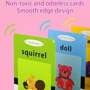 Machine d'apprentissage éducative en <span class=keywords><strong>langue</strong></span> anglaise pour les enfants d'âge préscolaire et les élèves du primaire, jouets d'entraînement avec cartes flash parlantes - Product Image 4