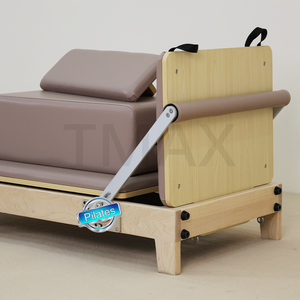 Reformer de Pilates Plegable Profesional con Marco de Madera de Arce, Equipo de Fitness para Ejercicios Corporales y Entrenamiento de Fuerza - Product Image 3