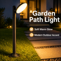 Lampe LED de jardin minimaliste de style nordique, revêtement antirouille, 10W, 40/60/80cm, pour entrée de villa, décoration de jardin