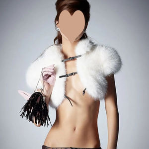 <span class=keywords><strong>Gilet</strong></span> chaud en fausse <span class=keywords><strong>fourrure</strong></span> pour femme Top court <span class=keywords><strong>sans</strong></span> manches élégant de couleur pure - Product Image 1