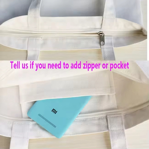 Bolsa de Compras Plegable de Algodón al por Mayor a Buen Precio, Bolsas de Lona Personalizadas en Blanco - Product Image 5
