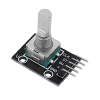 Module d'encodeur rotatif à 360 degrés KY-040 5V avec bouton poussoir pour carte de développement