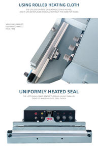 เครื่องซีลถุงอัตโนมัติแบบเท้าเหยียบ สำหรับซีลถุงพลาสติก ฟอยล์อะลูมิเนียม และถุง ESD - Product Image 6