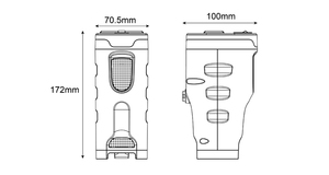 Convertisseur de tension 12V à 230V onduleur à onde modifiée 200W avec 2 ports USB et prise allume-cigare de voiture prise en charge OEM - Product Image 6