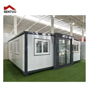 20ft 40ft ánh sáng thép di động mở rộng prefab nhà di động hiện đại đúc sẵn nhà CONTAINER giá nhà