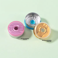 Tutup Segel Aluminium Plastik RX-24 Easy Tear Peptide Vial Grosir, Cocok untuk Vial 3-20ml