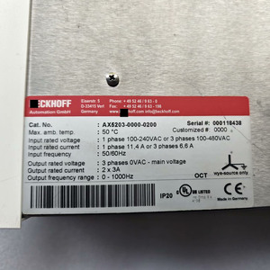 Servoaccionamiento <span class=keywords><strong>AX5203</strong></span> usado en buenas condiciones, de la marca - Product Image 3