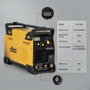 Nouvelle soudeuse TIG/MMA JUAB TIG-200S 230V 8kva 50/60hz 25% <span class=keywords><strong>de</strong></span> cycle <span class=keywords><strong>de</strong></span> travail IGBT DC INVERTER pour acier inoxydable, moteur DC portable, garantie 1 an - Product Image 5