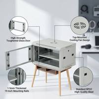 Baie de serveur murale TBS 4U 19 pouces, profondeur 600 mm, démontable, pour hub de données informatiques, personnalisable OEM