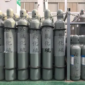 50kg Sf6 Gas Cylinders SF6 Gas Filling 40L 50KG Gas Cylinders