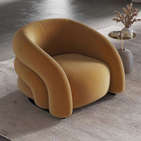Liyu meubles de bureau café canapé pivotant fauteuil tissu moderne hôtel salon canapé ensemble