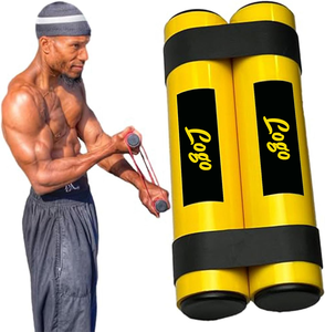 Attrezzatura da allenamento RipStick con 6 bande di resistenza regolabili per costruzione muscolare con struttura di base per allenamento di riabilitazione della spalla 6-modello con impugnatura numero - Product Image 1