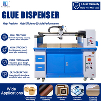 Machine de distribution de colle semi-automatique pour ampoules LED, résine époxy bicomposante, téléphone, CNC