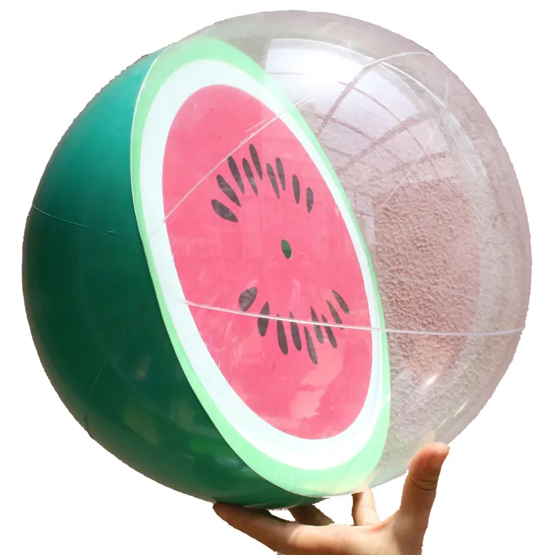 Hot selling inflatable watermelon beach ball inflatable fruit balls