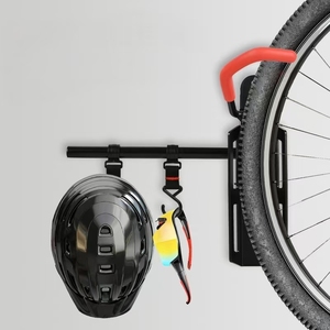 Support mural pivotant pour vélo, support mural vertical, porte-vélo et crochets pivotants pour garage, vélos de route et de montagne - Product Image 2