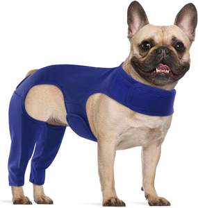 ชุดป้องกันขาหลังผ่าตัดสำหรับสุนัข ชุดบอดี้สูท ป้องกันแผลบริเวณสะโพก หัวเข่าหลัง ชุดฟื้นฟูหลังผ่าตัดสำหรับสัตว์เลี้ยง - Product Image 2