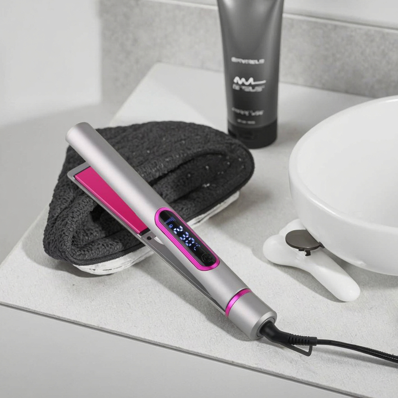 Electric Hair Straightener and Curler 2