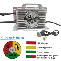 72V25A 48V35A 24V40A chargeur de moto électrique chargeur de chariot à 8 sièges