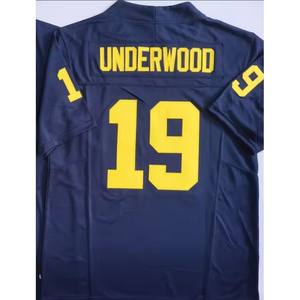 Uniformes de Fútbol Americano Universitario 2026, Manga Corta, Color Azul Marino, Bordado Premium, Conjuntos para Mujer - Product Image 2