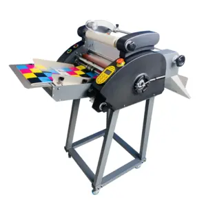 DSG-380A Drukkerij Gebruiken Thermisch Papier Hot Roll Lamineren Machine Automatische Roll Laminator Machine Voor Verkoop