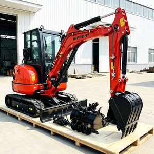 จัดส่งฟรี รถขุดขนาดเล็ก INFRONT Ce Epa Engine Farm Cabin หมุนได้ 360 องศา  แบบมัลติฟังก์ชั่น 2.5 ตัน 3 ตัน 3.5 ตัน รถขุดขนาดเล็ก - Product Image 6