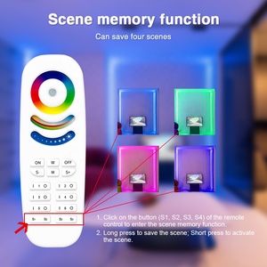 GLEDOPTO <strong>Zigbee</strong> 5 In1 DC 12-48V RGB RGBW RGBCCT CCT Dimmer 16millions Colors Changing Connect with <strong>Push</strong> <strong>Button</strong> Controller - Product Image 6
