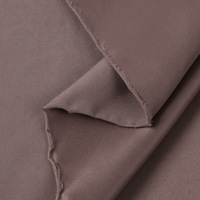 Tissu en microfibre imperméable 100 % polyester 75D*200D effet peau de pêche, satiné, avec revêtement PU brossé, poids moyen, pour uniformes de filles