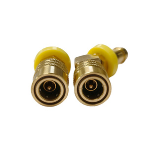 Làm mát khuôn khớp nối nước nhanh chóng kết nối đẩy để khóa PL nữ hose barb Coupler Brass phù hợp với vòng màu vàng - Product Image 2