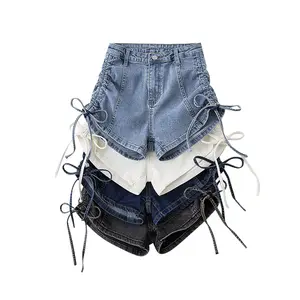 Vrouwen In Shorts En Jeans Hoge Taille Vrouwen Casual Losse Dames Mode Grote Maat Elastische Taille Korte Jeans