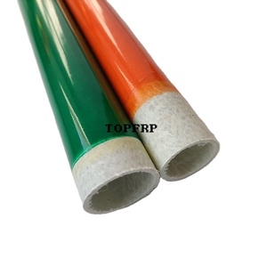 Tuyau en plastique renforcé de fibre de verre de tube pultrudé par FRP enduit de peinture de haute qualité - Product Image 1