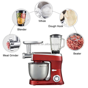 <span class=keywords><strong>Robot</strong></span> culinaire multifonctionnel Sohef 6-<span class=keywords><strong>en</strong></span>-1 <span class=keywords><strong>avec</strong></span> batteur sur socle 8L, moteur <span class=keywords><strong>en</strong></span> cuivre 1500W, pétrin et hachoir à viande - Product Image 3