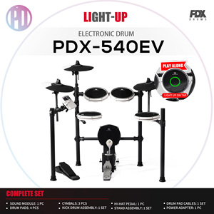 ชุดกลองไฟฟ้า LED รุ่นล่าสุด PD ชุดกลองดิจิตอลระดับมืออาชีพ ชุดกลองไฟฟ้าหัวตาข่าย สำหรับผู้ใหญ่ ขายส่ง - Product Image 4