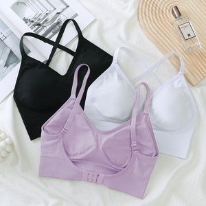 Soutien-gorge de sport dos nu XL pour femme haut XL gilet antichoc push-up pour adultes <span class=keywords><strong>Yoga</strong></span> et athlétisme vêtements de sport avec logo à l'arrière - Product Image 6