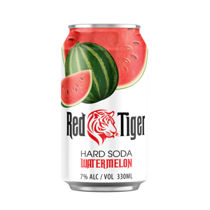 Servicio OEM/ODM, Refresco de Sandía Red Tiger, Bebida Alcohólica Premium en Lata de 330 ml para Marca Privada - Product Image 1