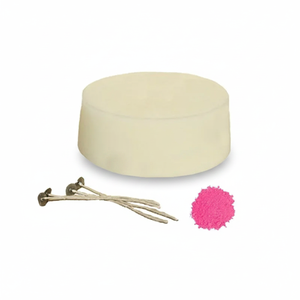 MUMHANE DIY Beeswax Cotton and Paraffin Candle Making <b>Kit</b> for Christmas Wedding Diwali Including Candle Snuffer - Product Image 2