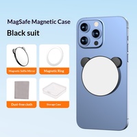 Miroir selfie arrière pour téléphone portable, adsorption magnétique MagSafe, vlog, diffusion en direct, réflecteur HD