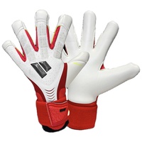 Guantes de Portero de Látex Genuino de Alta Calidad de 4 mm con PU Antideslizante para Fútbol y Uso en Exteriores