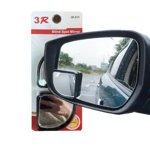 Espejo en forma de ventilador para coche, lente de cristal ajustable, gran angular, gran oferta