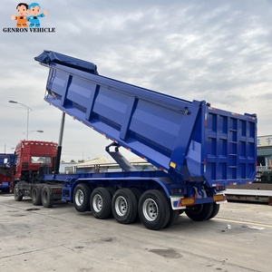 <span class=keywords><strong>Semi</strong></span>-<span class=keywords><strong>remorque</strong></span> arrière à 4 essieux de 70 tonnes avec bâche électrique pour Mali/Burkina Faso/Ghana/Côte d'Ivoire/Togo/Niger - Product Image 1